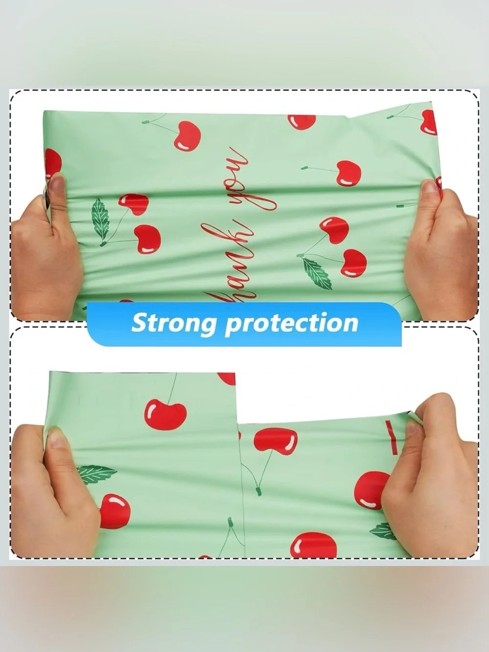 10 Cherry Polymailers 12x15.5” Waterproof Shipping Bags